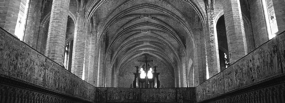 la chaise dieu - auvergne - bijbelse taferelen tapijt